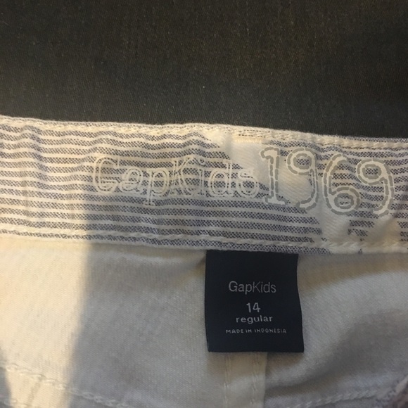 Gap Kids 1969 Capri Floral Print Navy & White 14 - Picture 3 of 6